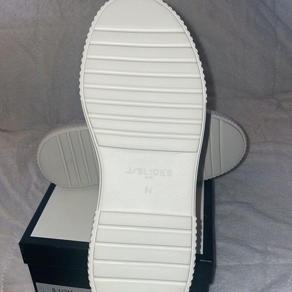 NWT J/SLIDES WEST Bronze Metallic Suede Sneaker - Picture 15 of 15